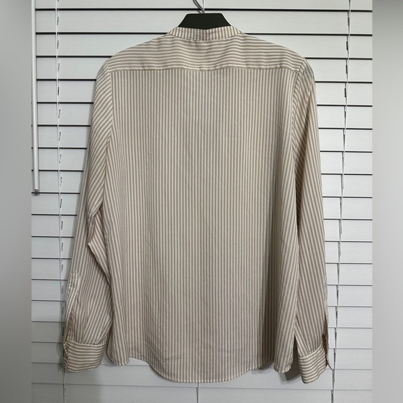 🛍️Calvin Klein stretches rolled up sleeve buttons front shirt size M - Picture 3 of 8